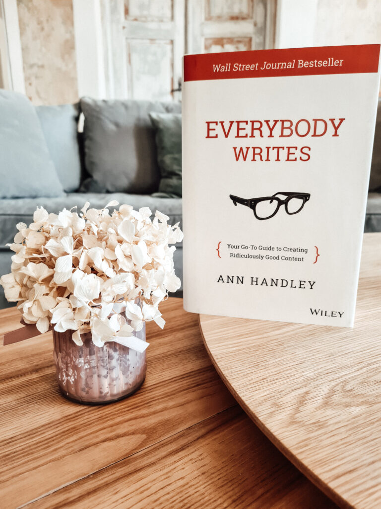 Ann Handely. Everybody writes.